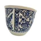 Vintage Bloempot 'Delfts Blauw' thumbnail 1