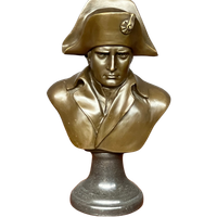 Buste Van Napoleon. Brons Op Een Marmeren Voet.