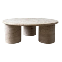 De Allermooiste Nieuwe Ronde Travertin Salontafel