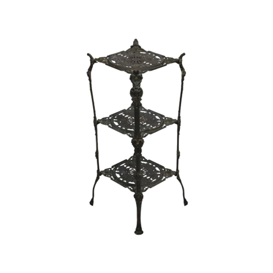 Franse Art Nouveau Plantentafel Etagère Kunstbrons Antiek Ca1900 1