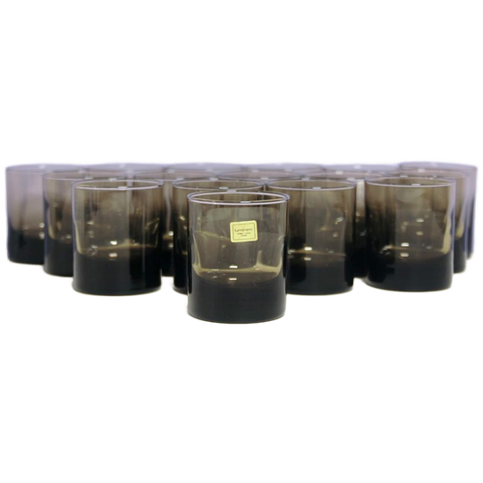 Set X16 Donkerbruine Glazen Luminarc 1