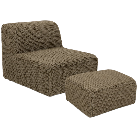 Flamant | Tuinset Fauteuil En Poef Kaylani 1