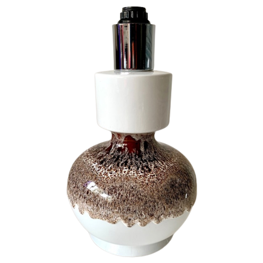 Large French Ceramic Lamp Base, 1960 1