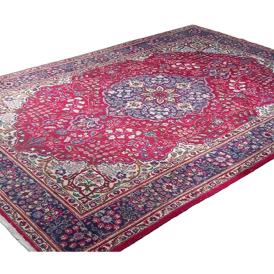 Uniek Handgeknoopt Perzisch Vloerkleed Uit Meshad 310x205cm 1