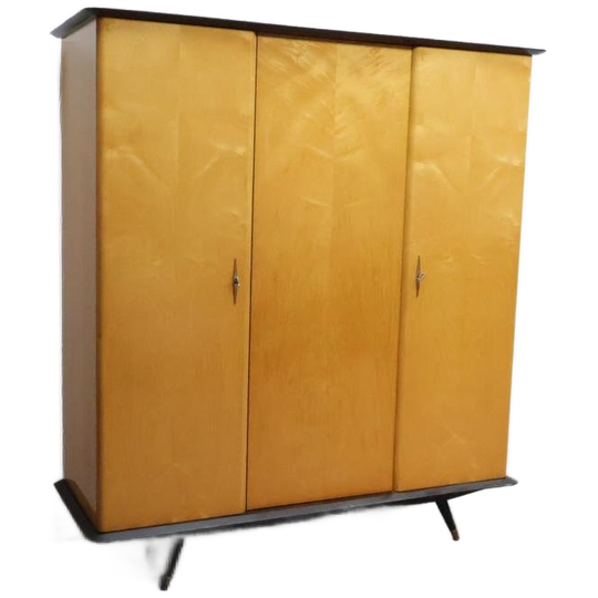 Vintage Kledingkast | 3 Deurs | Schuine Poten 1