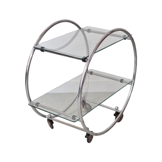 Theemeubel – Trolley Art Deco – Bauhaus – Gispen - (mb11) 1