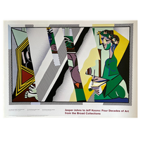 Roy Lichtenstein (1923-1997), Reflections On Interior With Girl Drawing, 1990