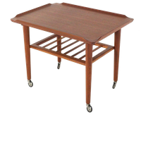 Holger Georg Jensen Kubus Trolley Bijzettafel Vintage Deens