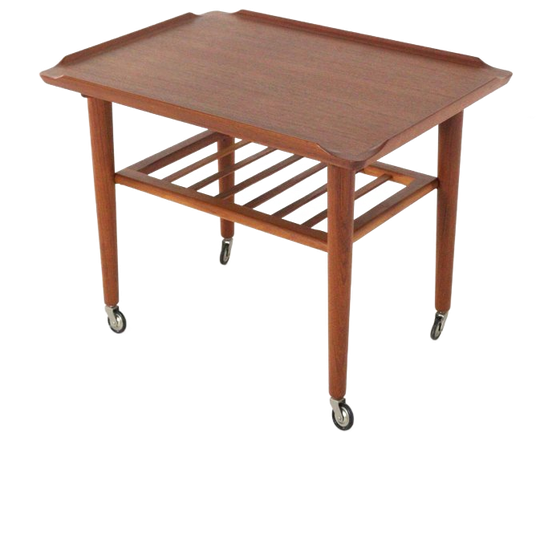 Holger Georg Jensen Kubus Trolley Bijzettafel Vintage Deens 1