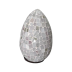 Oosterse Mozaïek-Lamp Tafellamp Egg-Lamp Wit Glas thumbnail 1