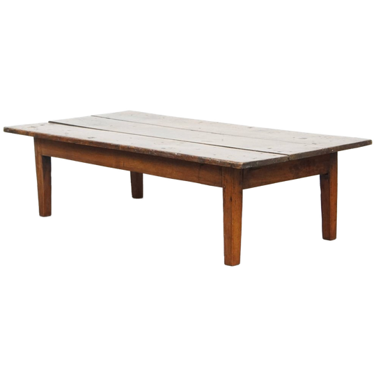 Grote Maar Elegante Antieke Salontafel Van Kastanjehout Uit Begin 19e Eeuw Met De Mooiste Kleuren 1