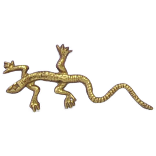 Gouden Bronzen Beeldje Salamander 1