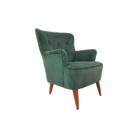 Artifort Fauteuil Donkergroen | Groene Ribstof Theo Ruth