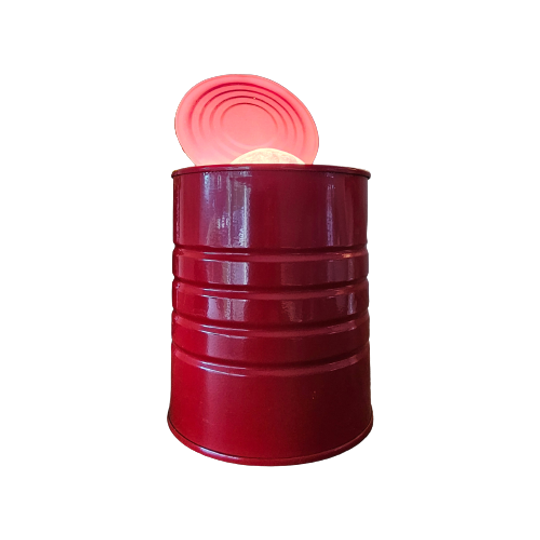 Vrieland Design Holland Lamp Blik Rood Pop-art 1