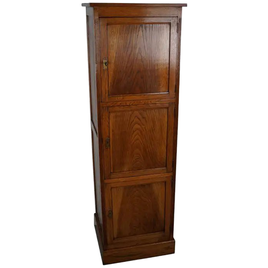 Antique Dutch Oak Locker / Filing Cabinet, 1920/30s 1