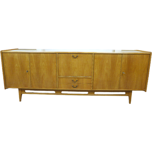 Mooi Retro Vintage Lowboard Midcentury Dressoir 220 Cm