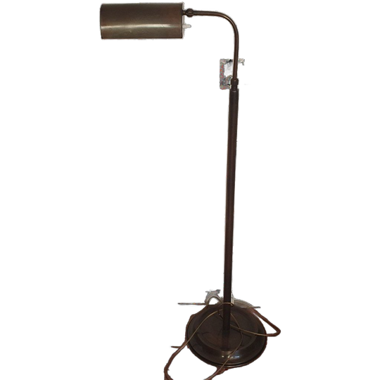 Vloerlamp - Notarislamp - Leeslamp - Verstelbaar - Ronde Kap 1