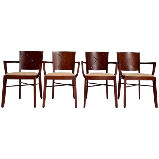 Elegante Set Van 4 Andreu World Eetkamerstoelen, 1960's 1