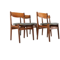 Set 4 Findahl Vintage Eetkamerstoelen Stoelen Gestoffeerd Deens