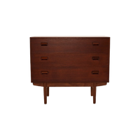 Teak Vanity Dresser Designed By Børge Mogensen For Søborg Møbelfabrik