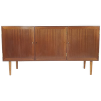 Vintage Deens Dressoir Palissander Gepolitoerd Groot