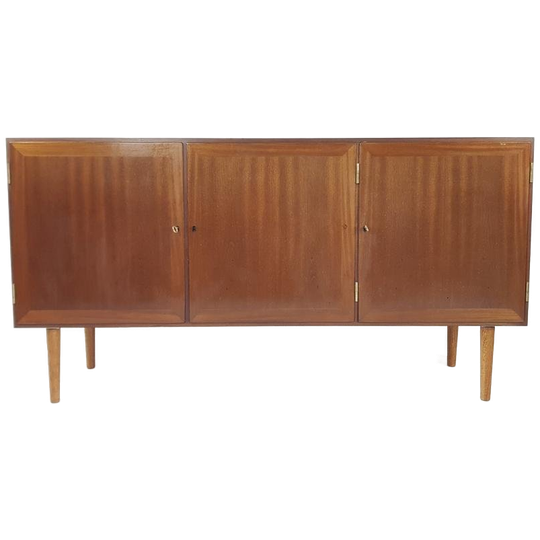 Vintage Deens Dressoir Palissander Gepolitoerd Groot 1