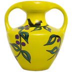 Gele Marei 9302 Keramieken Amphora Vaas 60s/ 70s Met Planten Decor thumbnail 1
