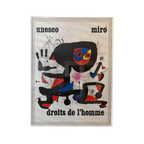 Miro Art-Print Tentoonstellings-Affiche Unesco thumbnail 1