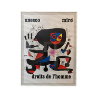 Miro Art-Print Tentoonstellings-Affiche Unesco