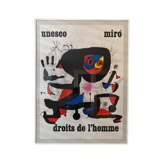 Miro Art-print Tentoonstellings-affiche Unesco 1