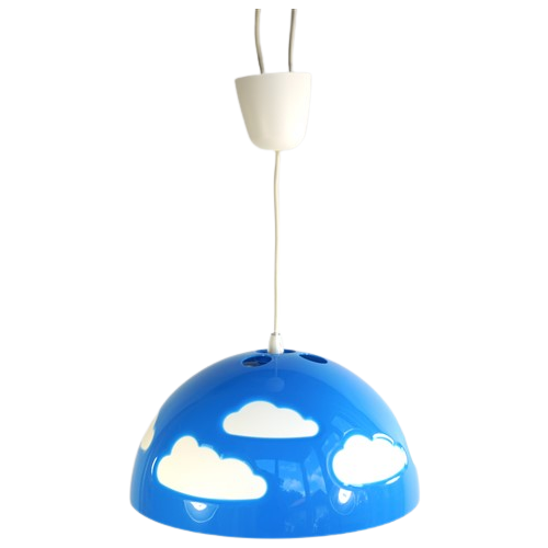 Wolkenlamp Ikea Blauw