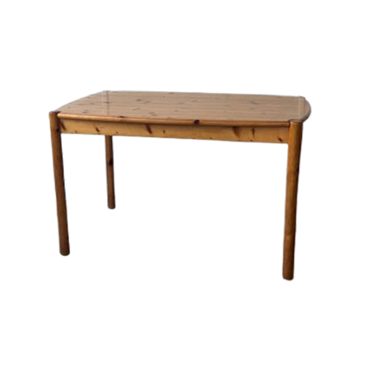 Vintage Grenen Eettafel 1