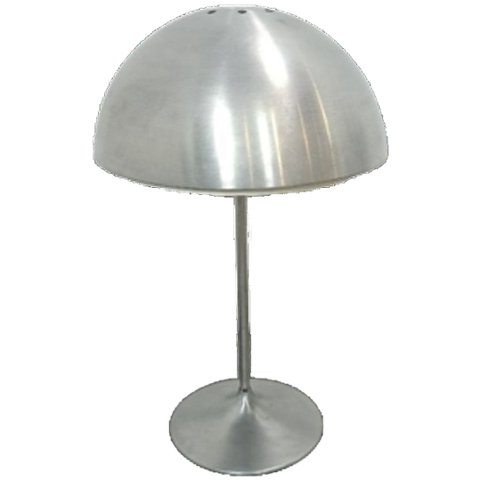 Zilverkleurige Tafel Bollamp Vintage Tafellamp 1