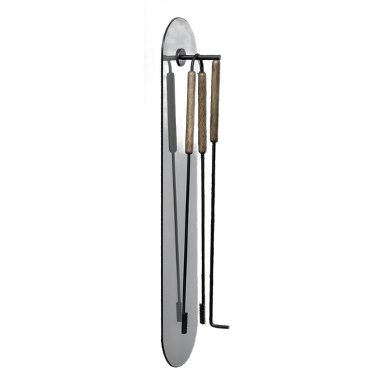 Blomus | Ashi 3-delige Wandhaardset, Bruin 66161 1