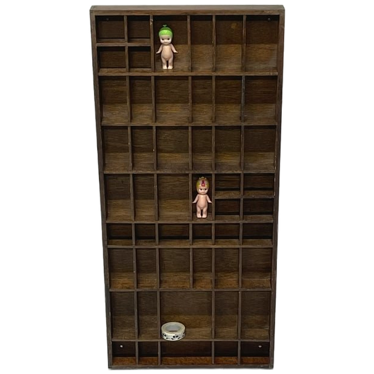 Jaren 70 Letterbak Hout Vintage 1