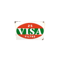 Emaille Bord Visa Sigaretten
