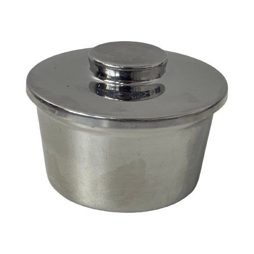 Alfra Alessi - Round Bowl - Butter Dish - Stainless Steel