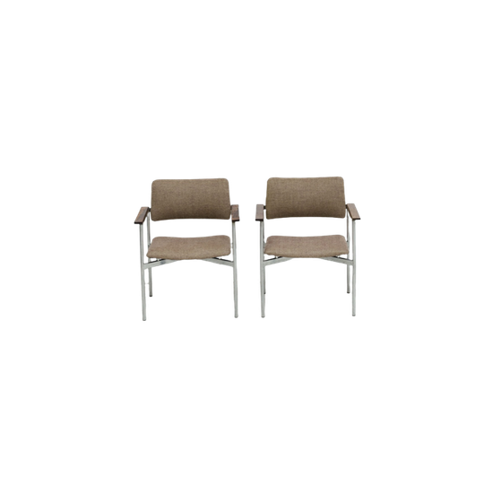 Set 2 Gerestaureerde Fauteuiltjes 67518 1