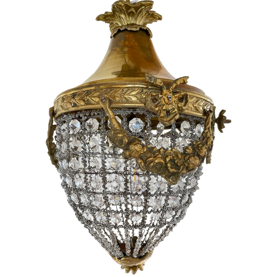 Classic French Crystal Chandelier Wall Mount Pendant Lamp -louis Xvi Style 1