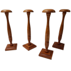 Set Van 4 Houten Hoeden Standaards thumbnail 1