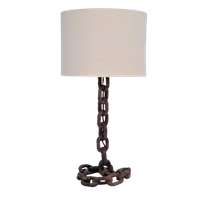 Brutalist Tafellamp Sculptuur Kettinglamp France ’70 Vintage
