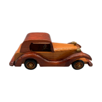 Vintage Houten Oldtimer Decoratie