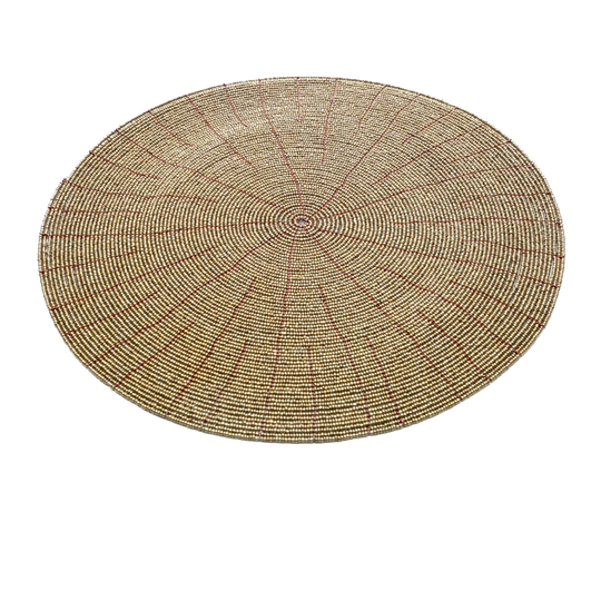 Bazar Bizar | De Beaded Placemat - Goud 1
