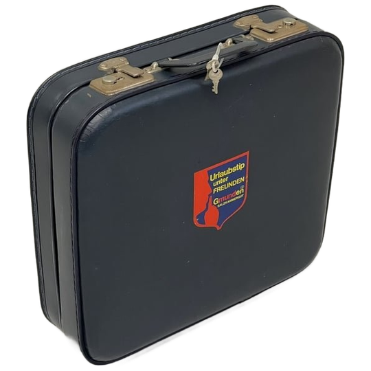 Seventies Koffertje Blauw Vintage 1