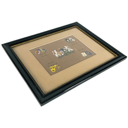 Heraldiek - Familiewapens - Hogermaard Van Tets - Heeneman Van Wolfswinkel - De Tille Vaillant - 1