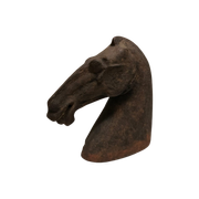 Terracotta Horse Head Sculpture, Han Dynasty Replica.