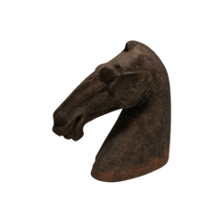 Terracotta Horse Head Sculpture, Han Dynasty Replica.