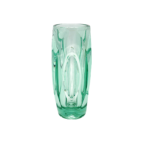 Rudolf Schrotter Bullet Vaas Voor Rosice Glassworks