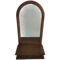 Houten Wandspiegel Met Lade Of Kammenbakje