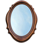 Oval Mirror 1960s / Facet Cut thumbnail 1